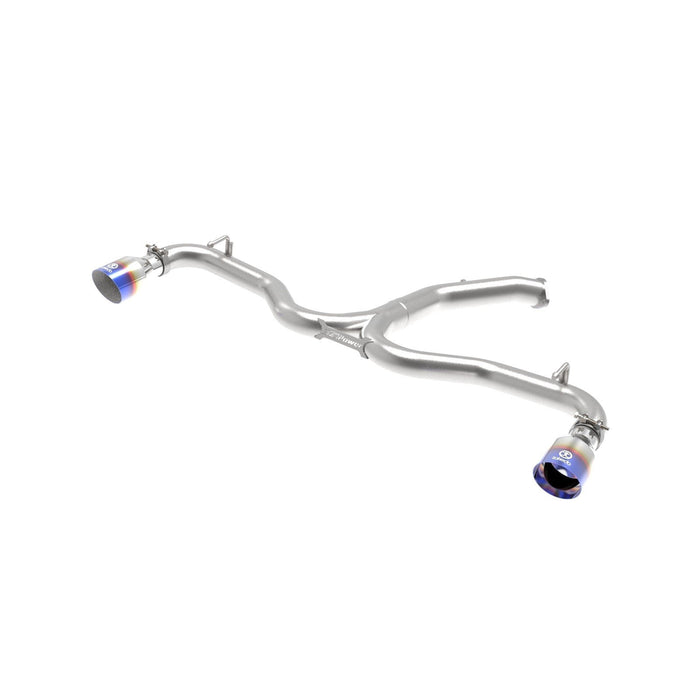 aFe Power Takeda 3 IN to 2-1/2 IN 304 Stainless Steel Axle-Back Exhaust w/ Black Tip Hyundai Elantra GT 18-20 L4-1.6L (t)