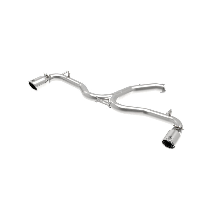 aFe Power Takeda 3 IN to 2-1/2 IN 304 Stainless Steel Axle-Back Exhaust w/ Black Tip Hyundai Elantra GT 18-20 L4-1.6L (t)