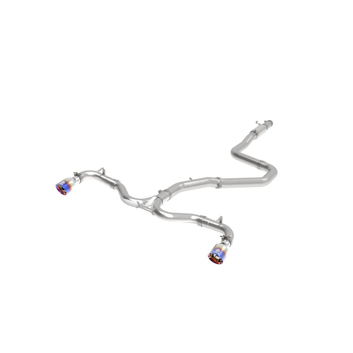 aFe Power Takeda 3 IN to 2-1/2 IN 304 Stainless Steel Cat-Back Exhaust System Hyundai Elantra GT 18-20 L4-1.6L (t)