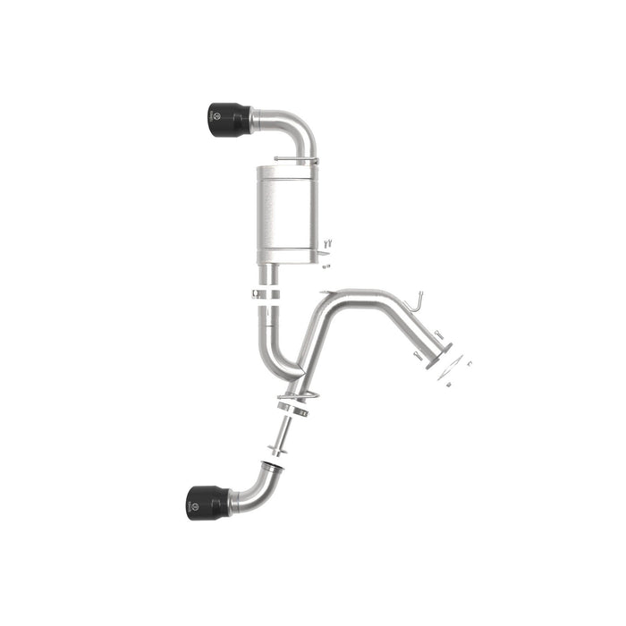 aFe Power Takeda-ST 3 IN 304 Stainless Steel Axle-Back Exhaust System Hyundai Veloster N 19-20 L4-2.0L (t)