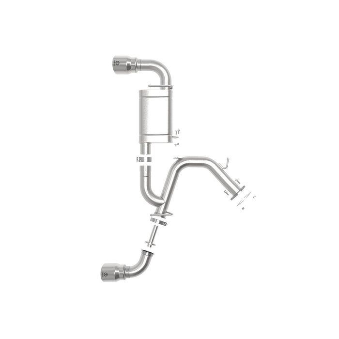 aFe Power Takeda-ST 3 IN 304 Stainless Steel Axle-Back Exhaust System Hyundai Veloster N 19-20 L4-2.0L (t)