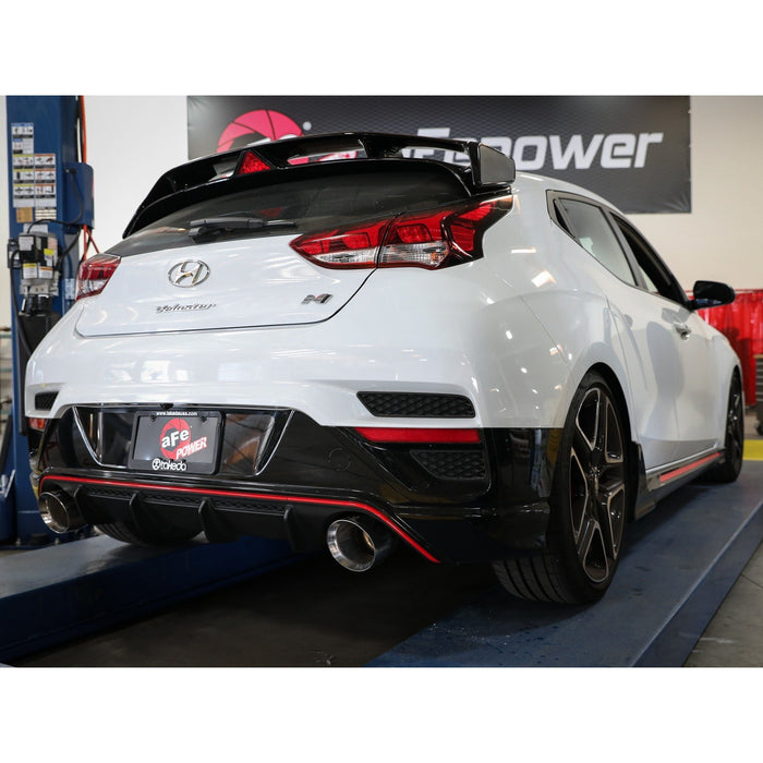 aFe Power Takeda-ST 3 IN 304 Stainless Steel Cat-Back Exhaust System Hyundai Veloster N 19-20 L4-2.0L (t)