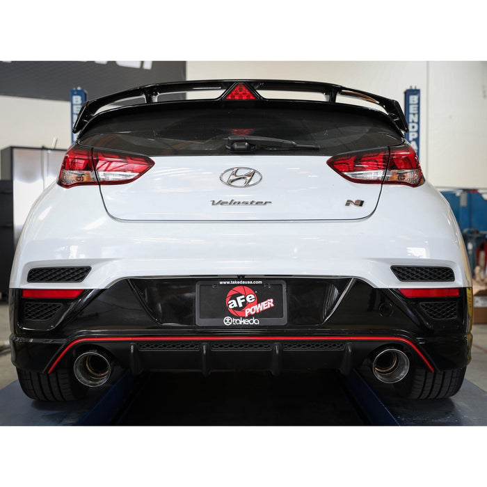 aFe Power Takeda-ST 3 IN 304 Stainless Steel Cat-Back Exhaust System Hyundai Veloster N 19-20 L4-2.0L (t)