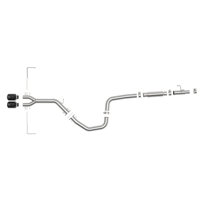 aFe Power Takeda 3 IN to 2-1/2 IN 304 Stainless Steel Cat-Back Exhaust Hyundai Veloster 19-20 L4-1.6L (t)