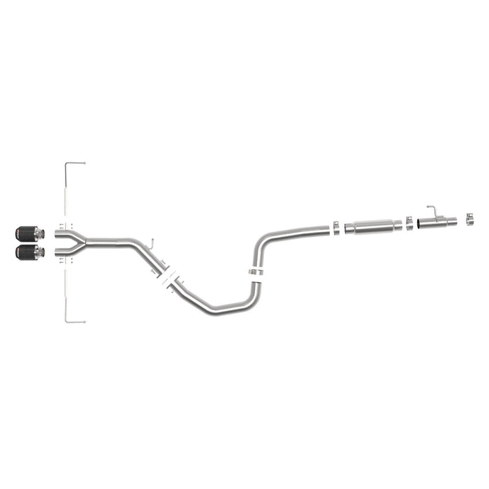 aFe Power Takeda 3 IN to 2-1/2 IN 304 Stainless Steel Cat-Back Exhaust Hyundai Veloster 19-20 L4-1.6L (t)