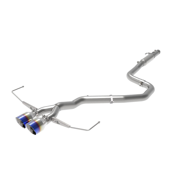 aFe Power Takeda 3 IN to 2-1/2 IN 304 Stainless Steel Cat-Back Exhaust Hyundai Veloster 19-20 L4-1.6L (t)