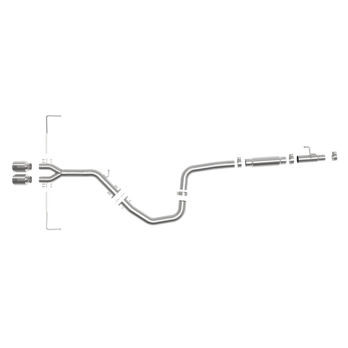 aFe Power Takeda 3 IN to 2-1/2 IN 304 Stainless Steel Cat-Back Exhaust Hyundai Veloster 19-20 L4-1.6L (t)