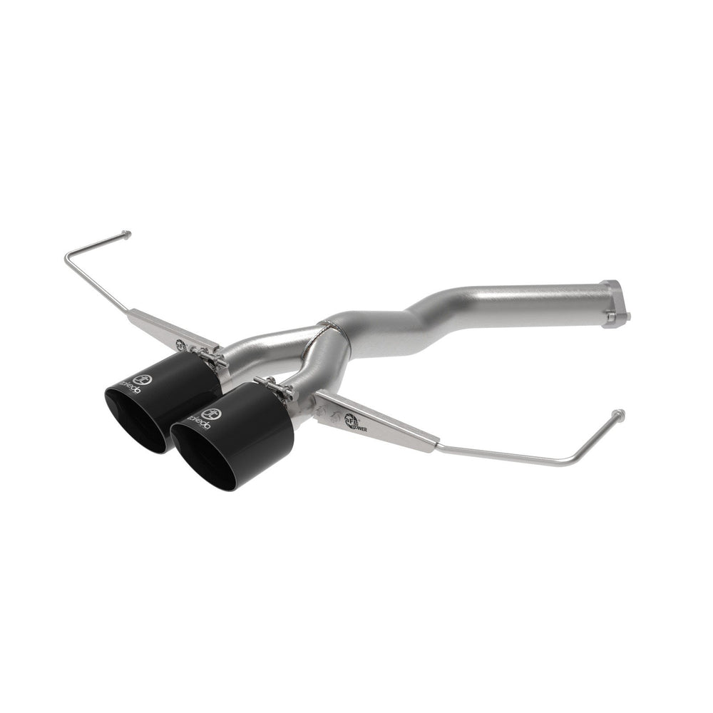 aFe Power Takeda 3 IN to 2-1/2 IN 304 Stainless Steel Axle-Back Exhaust Hyundai Veloster 19-20 L4-1.6L (t)
