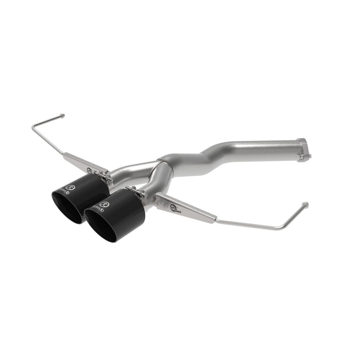 aFe Power Takeda 3 IN to 2-1/2 IN 304 Stainless Steel Axle-Back Exhaust Hyundai Veloster 19-20 L4-1.6L (t)