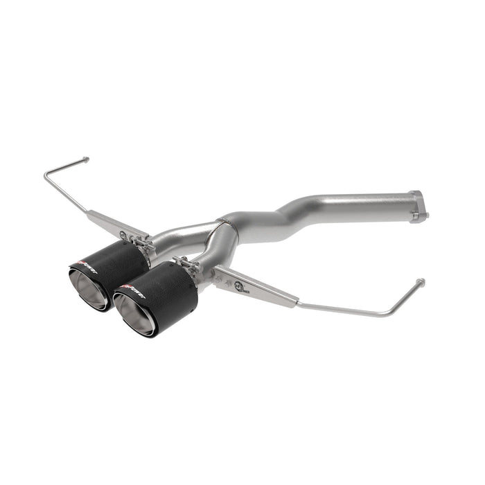aFe Power Takeda 3 IN to 2-1/2 IN 304 Stainless Steel Axle-Back Exhaust Hyundai Veloster 19-20 L4-1.6L (t)