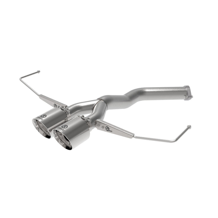 aFe Power Takeda 3 IN to 2-1/2 IN 304 Stainless Steel Axle-Back Exhaust Hyundai Veloster 19-20 L4-1.6L (t)