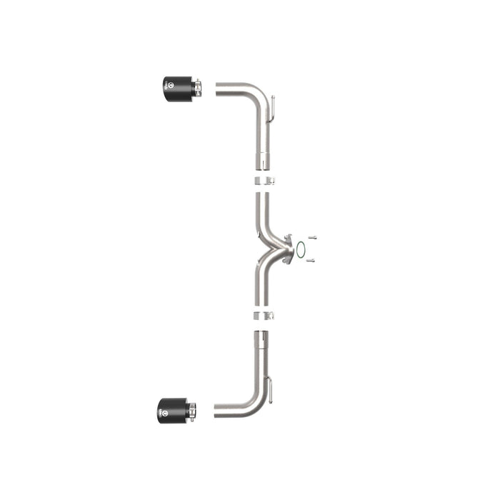 aFe Power Takeda 2-1/2 IN 304 Stainless Steel Axle-Back Exhaust System Mazda 3 14-18 L4-2.0/2.5L