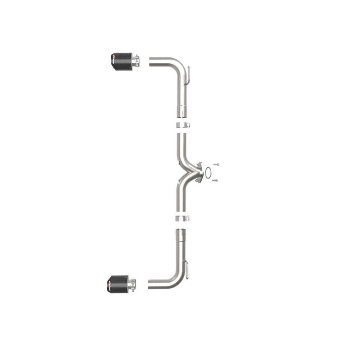 aFe Power Takeda 2-1/2 IN 304 Stainless Steel Axle-Back Exhaust System Mazda 3 14-18 L4-2.0/2.5L
