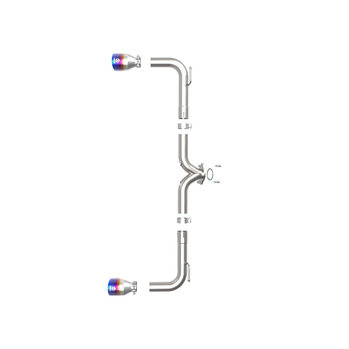 aFe Power Takeda 2-1/2 IN 304 Stainless Steel Axle-Back Exhaust System Mazda 3 14-18 L4-2.0/2.5L