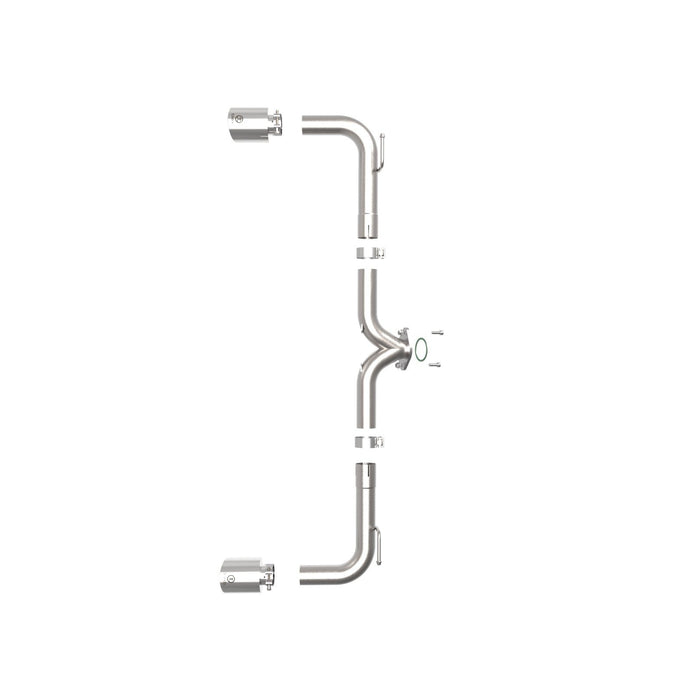 aFe Power Takeda 2-1/2 IN 304 Stainless Steel Axle-Back Exhaust System Mazda 3 14-18 L4-2.0/2.5L