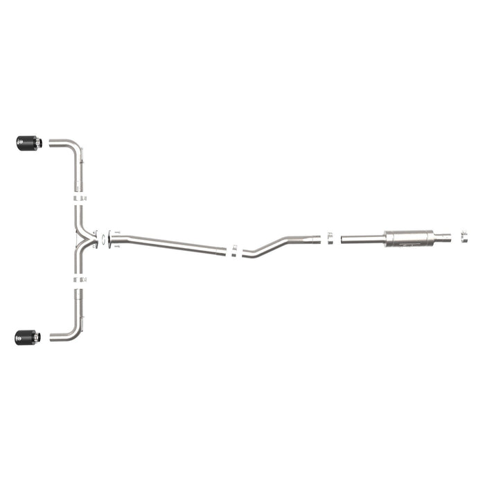 aFe Power Takeda 2-1/2 IN 304 Stainless Steel Cat-Back Exhaust System Mazda 3 14-18 L4-2.0/2.5L