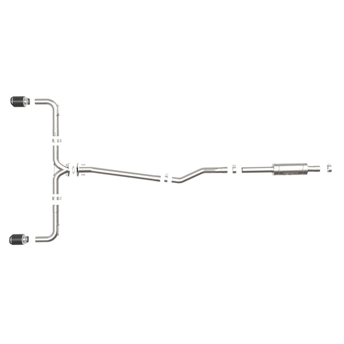 aFe Power Takeda 2-1/2 IN 304 Stainless Steel Cat-Back Exhaust System Mazda 3 14-18 L4-2.0/2.5L