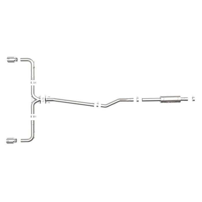 aFe Power Takeda 2-1/2 IN 304 Stainless Steel Cat-Back Exhaust System Mazda 3 14-18 L4-2.0/2.5L