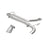 aFe Power Takeda 2-1/2in 304 Stainless Steel Axle-Back Exhaust System Hyundai Kona 18-21 L4-1.6L (t)