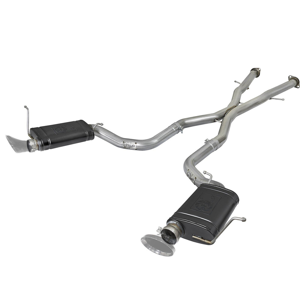 aFe Power Mach Force-Xp 3 IN 304 Stainless Steel Cat-Back Exhaust System Jeep Grand Cherokee (WK2) 12-20 V8-6.4L / V8-6.2L (sc) HEMI