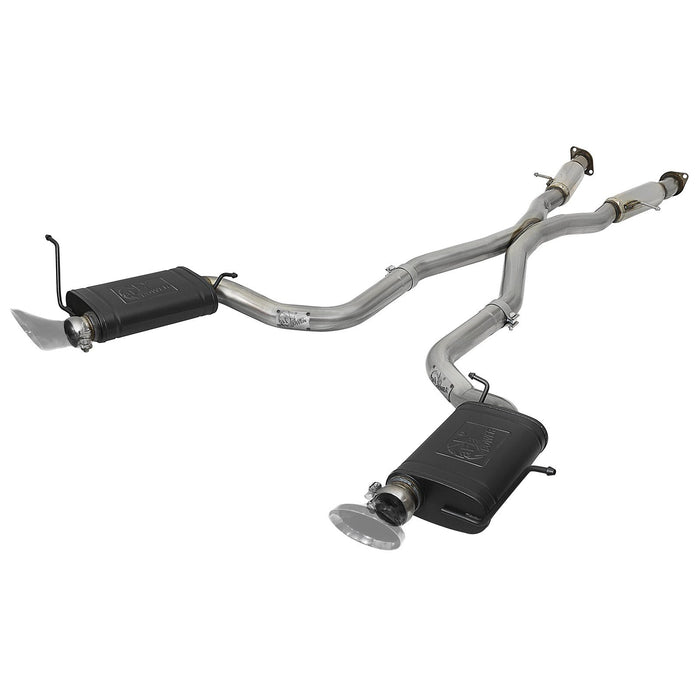 aFe Power Mach Force-Xp 3 IN 304 Stainless Steel Cat-Back Exhaust System Jeep Grand Cherokee (WK2) 12-20 V8-6.4L / V8-6.2L (sc) HEMI