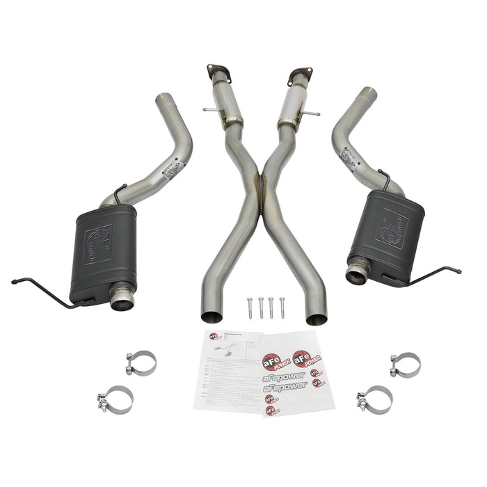 aFe Power Mach Force-Xp 3 IN 304 Stainless Steel Cat-Back Exhaust System Jeep Grand Cherokee (WK2) 12-20 V8-6.4L / V8-6.2L (sc) HEMI