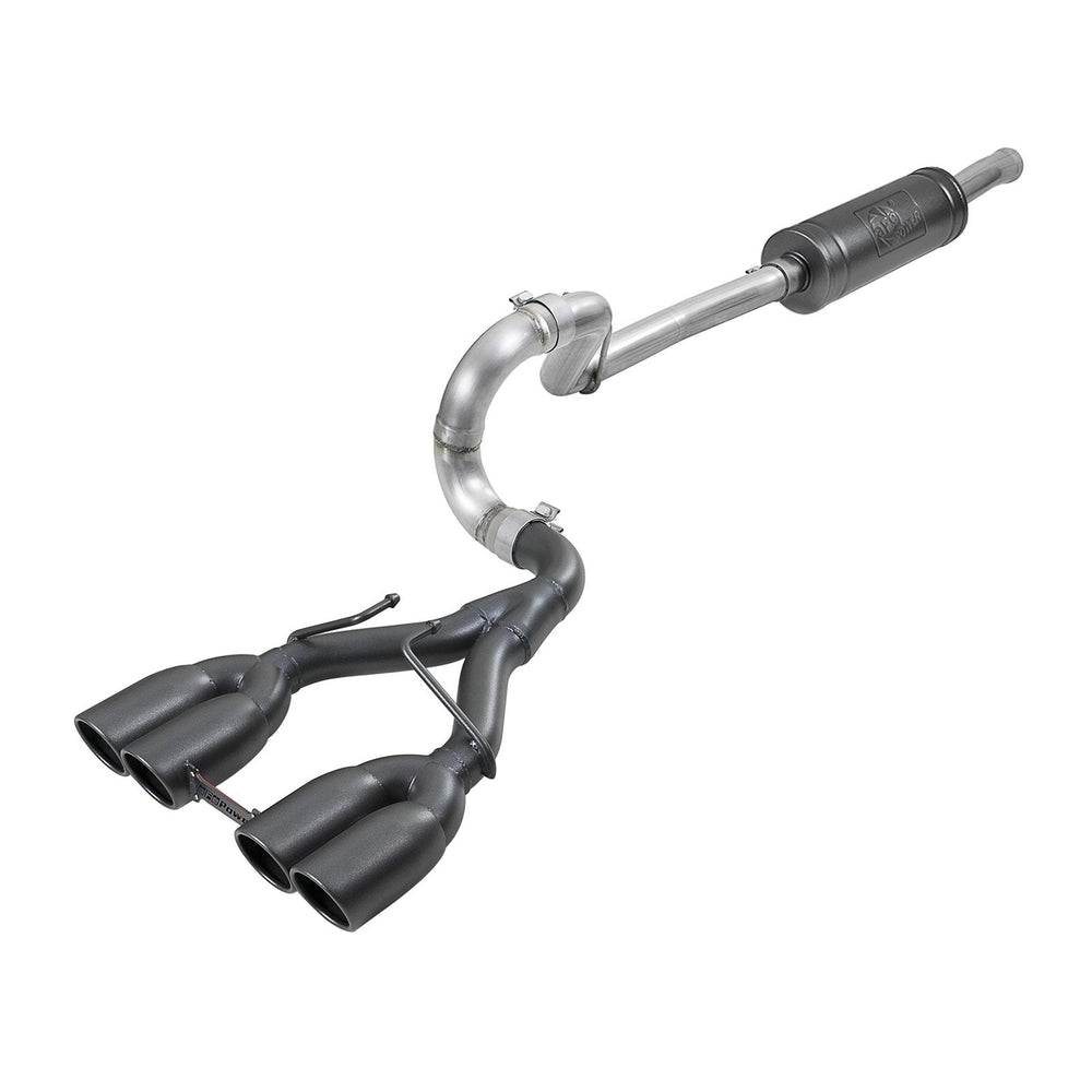 aFe Power Rebel Series 2-1/2 IN 304 Stainless Steel Cat-Back Exhaust System Jeep Wrangler (JL) 18-20 V6-3.6L