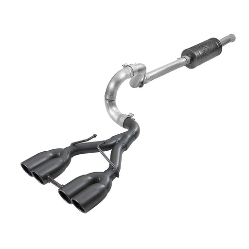 aFe Power Rebel Series 2-1/2 IN 304 Stainless Steel Cat-Back Exhaust System Jeep Wrangler (JL) 18-20 V6-3.6L