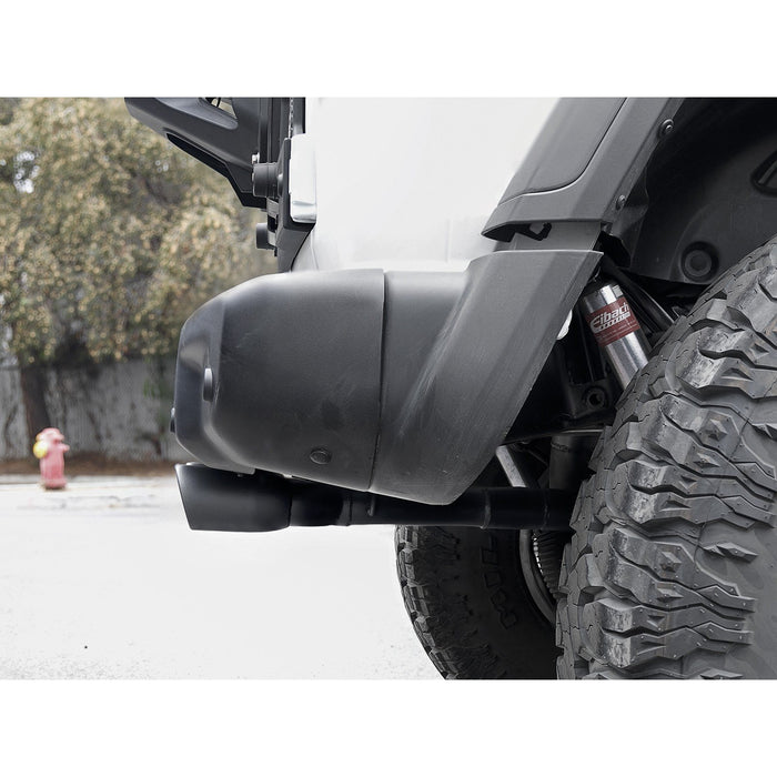 aFe Power Rebel Series 2-1/2 IN 304 Stainless Steel Cat-Back Exhaust System Jeep Wrangler (JL) 18-20 V6-3.6L