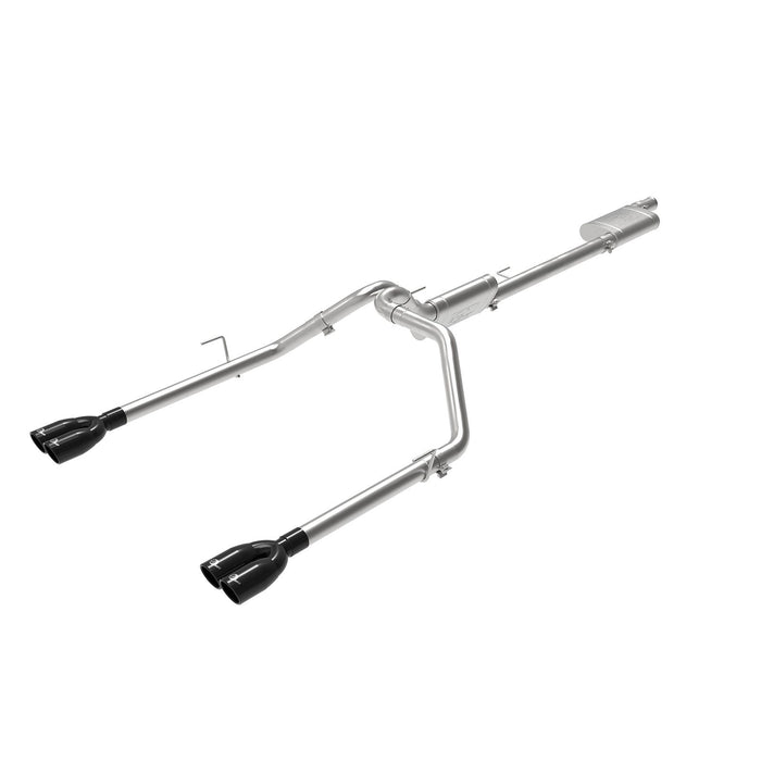 aFe Power Vulcan Series 3 IN 304 Stainless Steel Cat-Back Exhaust System Black Jeep Gladiator (JT) 2020 V6-3.6L