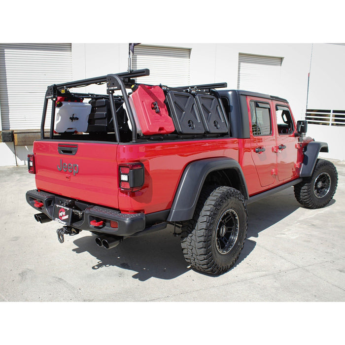 aFe Power Vulcan Series 3 IN 304 Stainless Steel Cat-Back Exhaust System Black Jeep Gladiator (JT) 2020 V6-3.6L