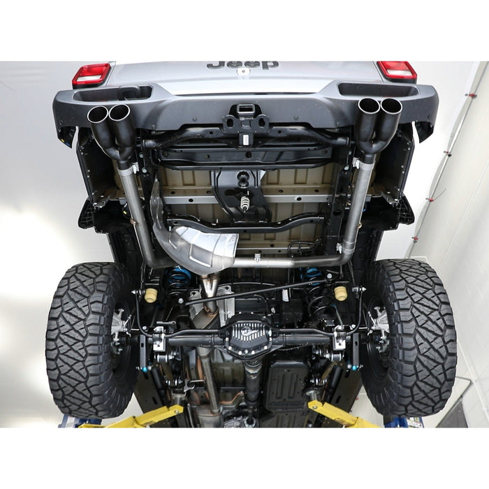 aFe Power Vulcan Series 3 IN 304 Stainless Steel Cat-Back Exhaust System Black Jeep Gladiator (JT) 2020 V6-3.6L