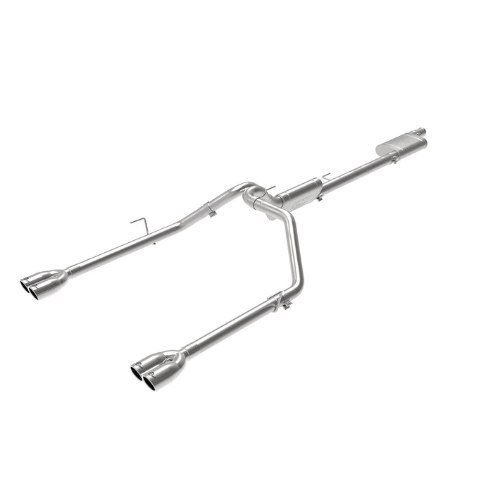 aFe Power Vulcan Series 3 IN 304 Stainless Steel Cat-Back Exhaust System Black Jeep Gladiator (JT) 2020 V6-3.6L