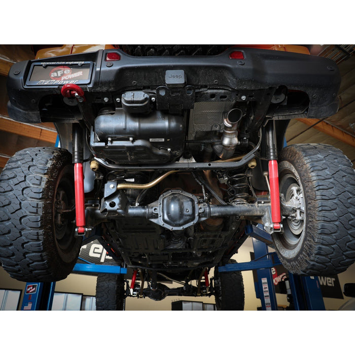 aFe Power Large Bore-HD 3 IN 304 Stainless Steel DPF-Back Hi-Tuck Exhaust System Jeep Wrangler (JL) 2020 V6-3.0L (td)
