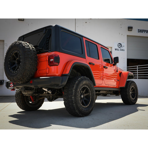 aFe Power Large Bore-HD 3 IN 304 Stainless Steel DPF-Back Exhaust System Jeep Wrangler (JL) 2020 V6-3.0L (td)