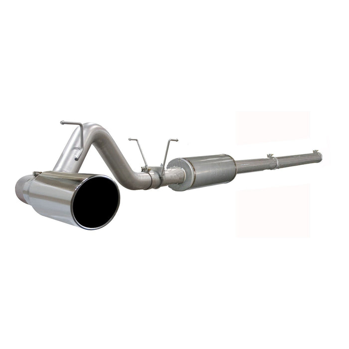 aFe Power Large Bore-HD 4 IN 409 Stainless Steel Cat-Back Exhaust System Dodge Diesel Trucks 04.5-07 L6-5.9L (td)