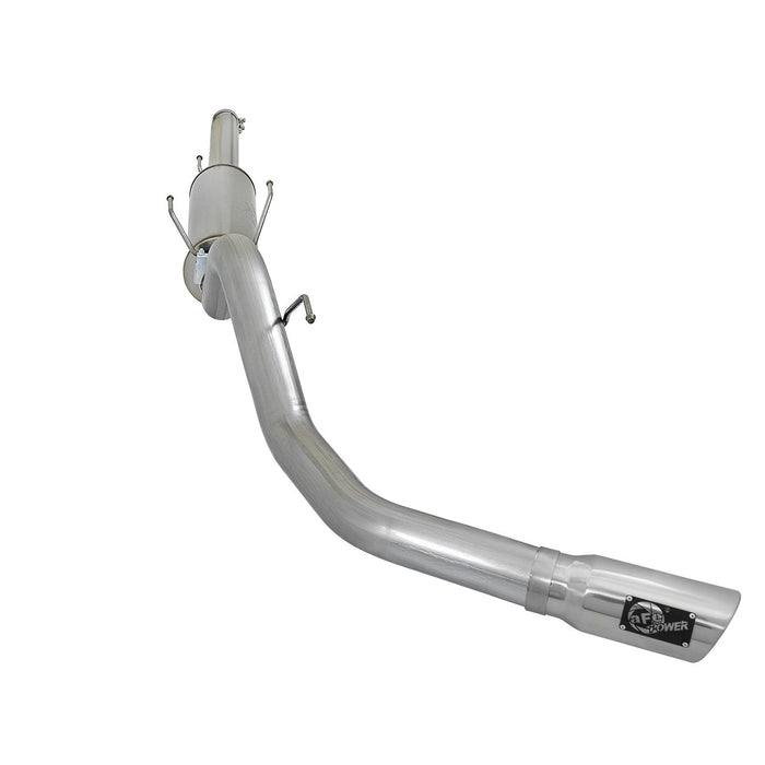 aFe Power Large Bore-HD 4 IN 409 Stainless Steel Cat-Back Exhaust System Dodge Diesel Trucks 03-04 L6-5.9L (td)
