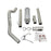 aFe Power Large Bore-HD 4 IN 409 Stainless Steel Cat-Back Exhaust System Dodge Diesel Trucks 03-04 L6-5.9L (td)