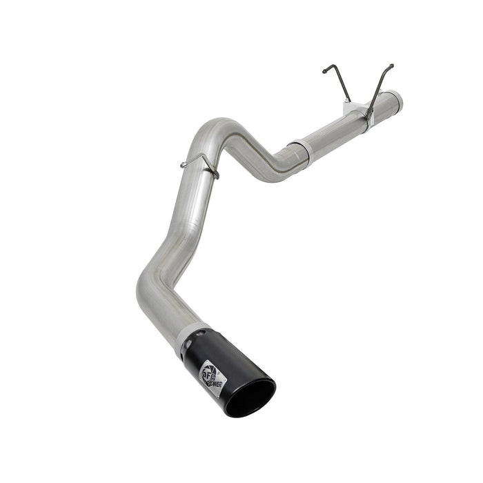 aFe Power Large Bore-HD 4 IN 409 Stainless Steel DPF-Back Exhaust System Dodge Diesel Trucks 07.5-12 L6-6.7L (td)