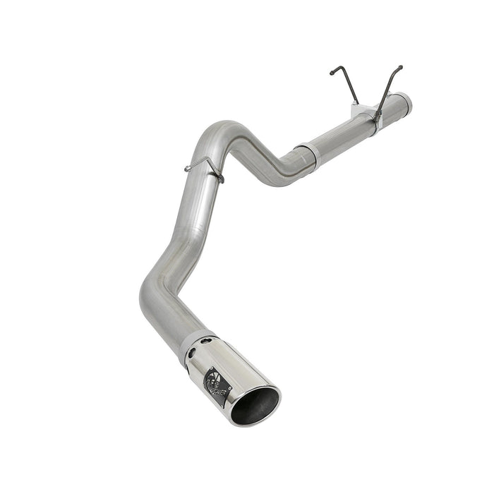 aFe Power Large Bore-HD 4 IN 409 Stainless Steel DPF-Back Exhaust System Dodge Diesel Trucks 07.5-12 L6-6.7L (td)