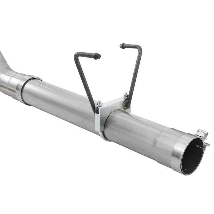 aFe Power Large Bore-HD 4 IN 409 Stainless Steel DPF-Back Exhaust System Dodge Diesel Trucks 07.5-12 L6-6.7L (td)