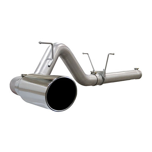 aFe Power Large Bore-HD 4 IN 409 Stainless Steel DPF-Back Exhaust System Dodge Diesel Trucks 07.5-12 L6-6.7L (td)