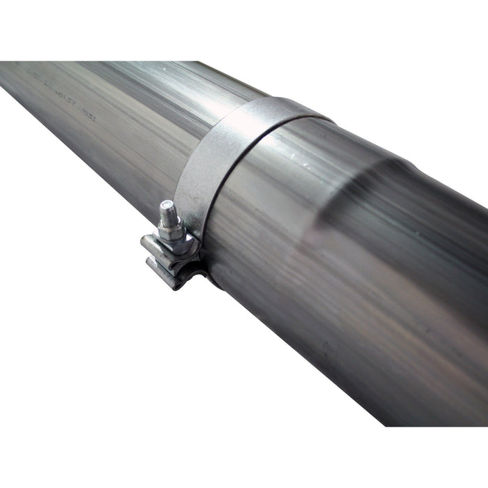 aFe Power Large Bore-HD 5 IN 409 Stainless Steel Cat-Back Exhaust System w/ Polished Tip Dodge Diesel Trucks 04.5-07 L6-5.9L (td)