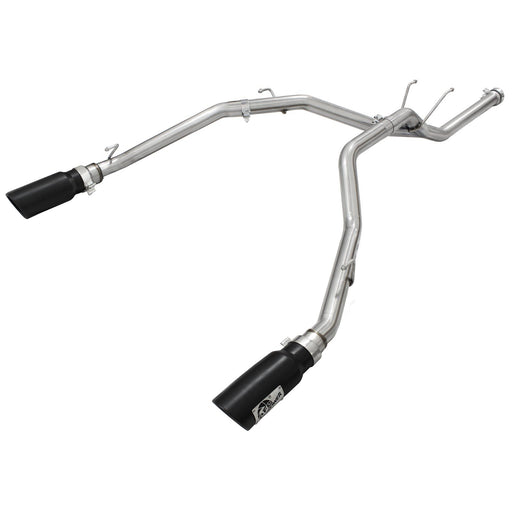 aFe Power Large Bore-HD 2-1/2in 409 Stainless Steel DPF-Back Exhaust System Dodge RAM 1500 EcoDiesel 14-19 V6-3.0L (td)