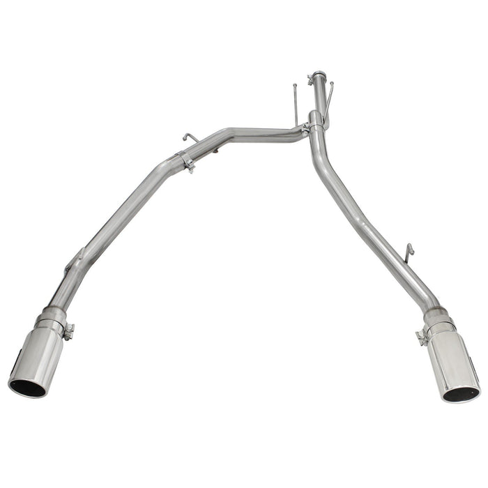 aFe Power Large Bore-HD 2-1/2in 409 Stainless Steel DPF-Back Exhaust System Dodge RAM 1500 EcoDiesel 14-19 V6-3.0L (td)