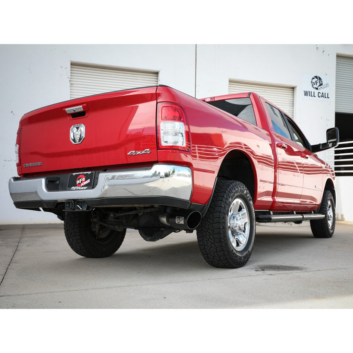 aFe Power Mach Force-Xp 4 IN Cat-Back Stainless Steel Side Exit Exhaust Tip RAM 2500 / Power Wagon / 3500 14-18 V8-6.4L HEMI