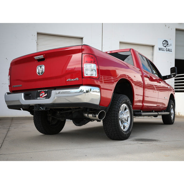 aFe Power Mach Force-Xp 4 IN Cat-Back Stainless Steel Side Exit Exhaust Tip RAM 2500 / Power Wagon / 3500 14-18 V8-6.4L HEMI