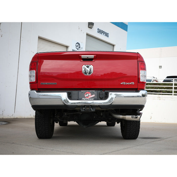 aFe Power Mach Force-Xp 4 IN Cat-Back Stainless Steel Side Exit Exhaust Tip RAM 2500 / Power Wagon / 3500 14-18 V8-6.4L HEMI