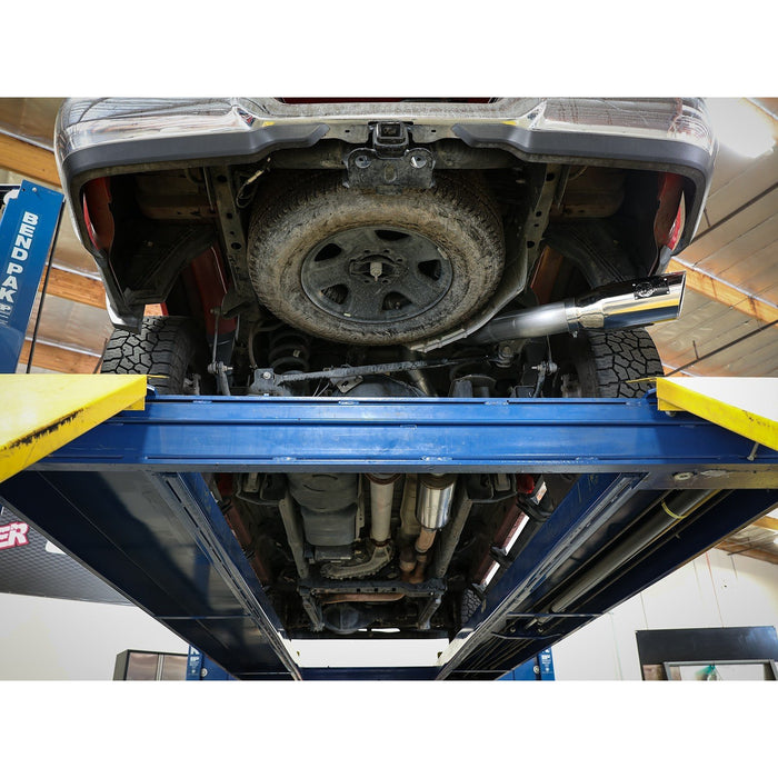 aFe Power Mach Force-Xp 4 IN Cat-Back Stainless Steel Side Exit Exhaust Tip RAM 2500 / Power Wagon / 3500 14-18 V8-6.4L HEMI