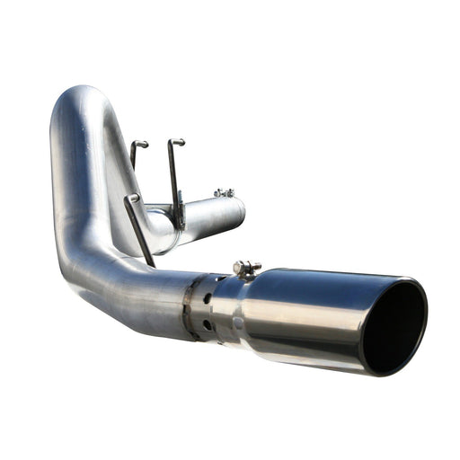 aFe Power Large Bore-HD 4 IN 409 Stainless Steel DPF-Back Exhaust System Ford Diesel Trucks 08-10 V8-6.4L (td)